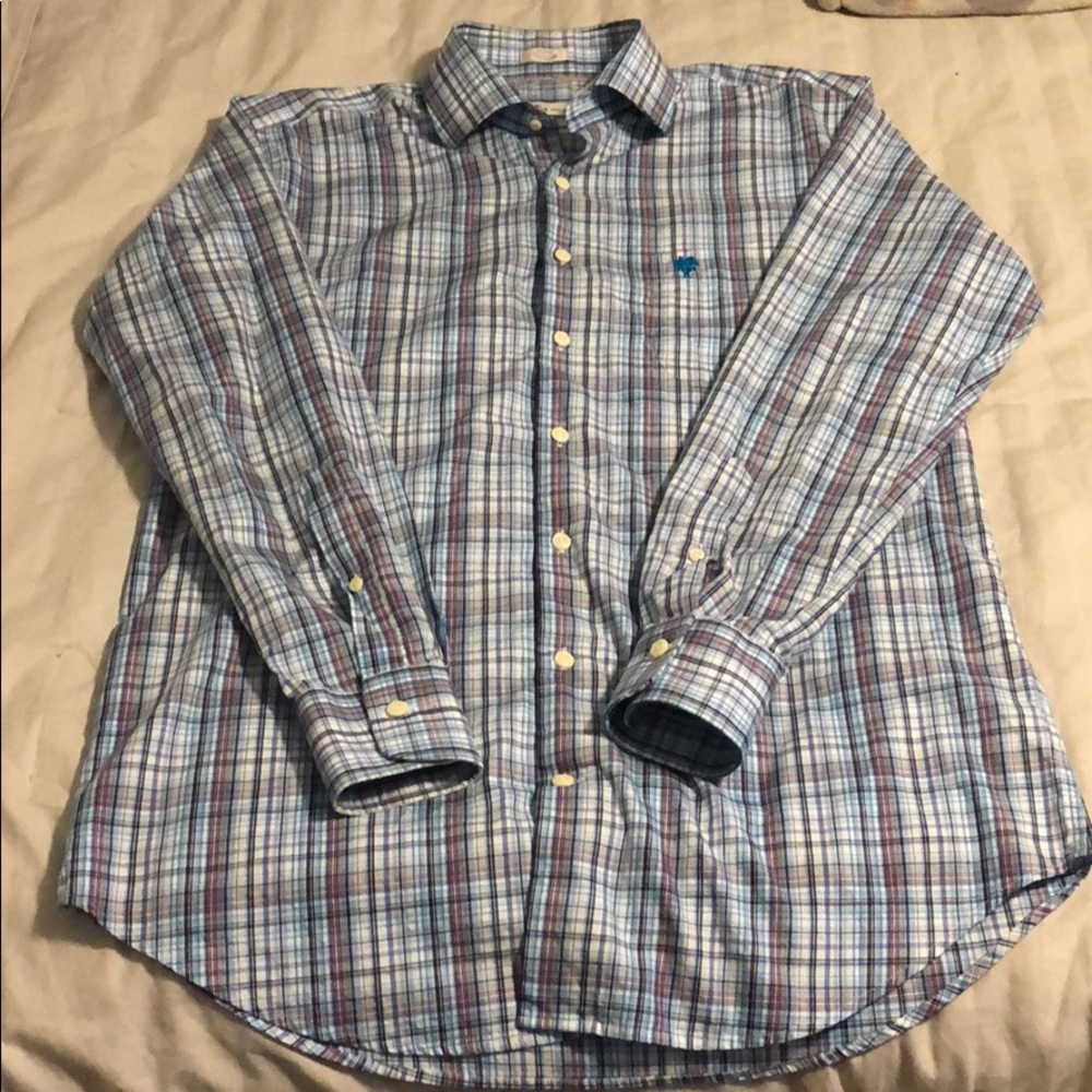 Men Peter Millar long sleeve polo